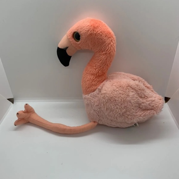 Nature Planet Flamingo Plush Pink Bird Stuffed Animal 15 Inches - Picture 6 of 12